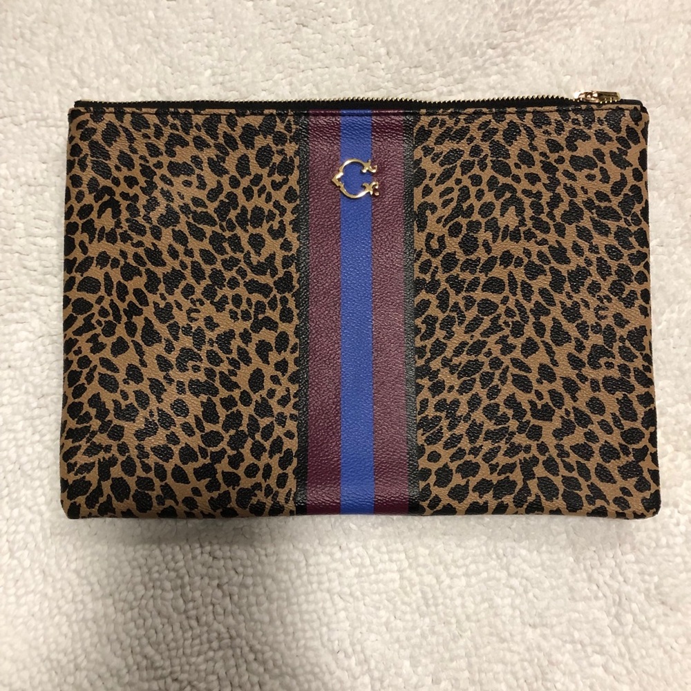 C Wonder Leopard Print Clutch